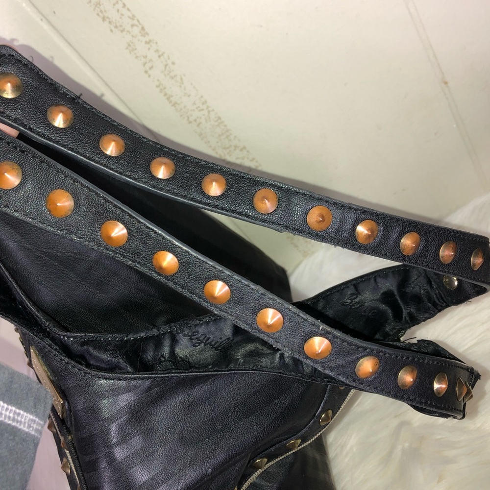 Betseyville Rocket Hobo bag studs well loved - Picture 8 of 15